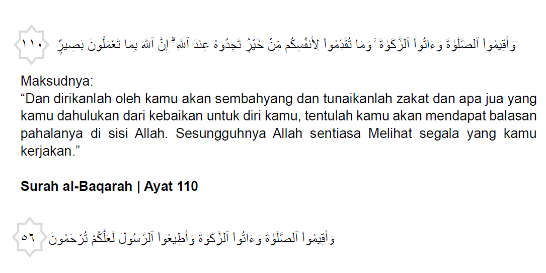 dalil zakat
